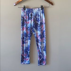Girls Sunshine Swing Galaxy Leggings